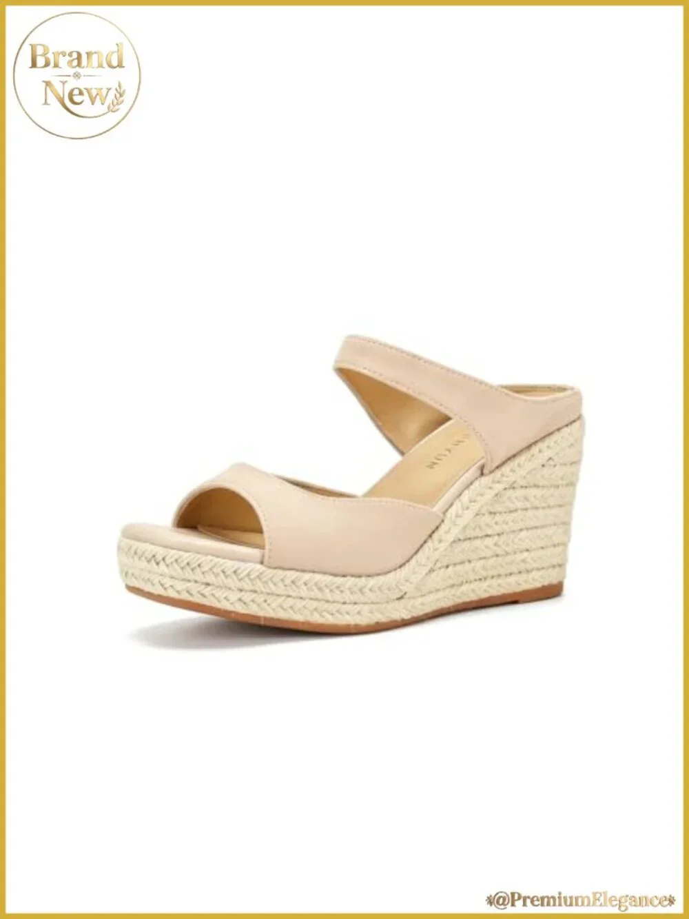 Women's Espadrille Wedge Sandals Boho Peep Toe Suede Mules